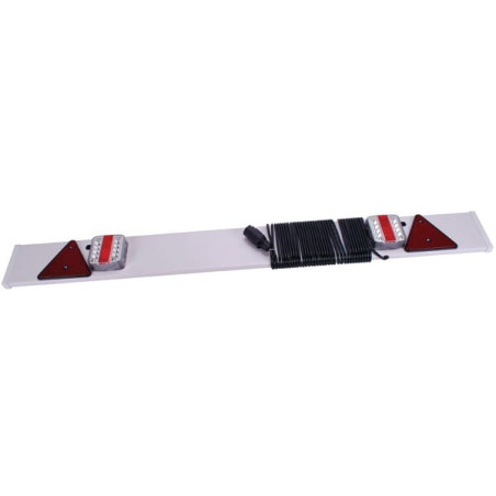 Belka z lampami 1370mm LED z trójkątem odblaskowym 12m Kramp 8716106080083