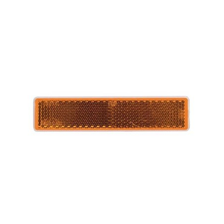Odblask pomarańczowy prostokątny 24x105mm przyklejany