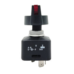 Włącznik obrotowy Przycisk z kontrolką (pomarańczowy) 