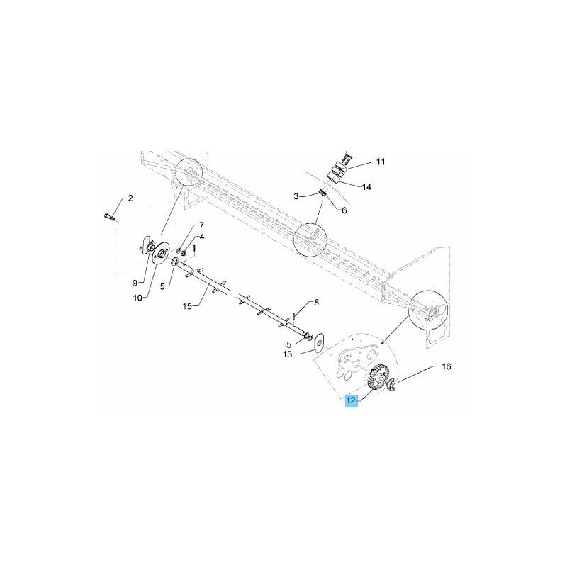 Koło zębate Z30 Di16 4552707 Lemken 6090-4552707