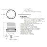 Lampa błyskowa LED przykręcana 12/24V Britax