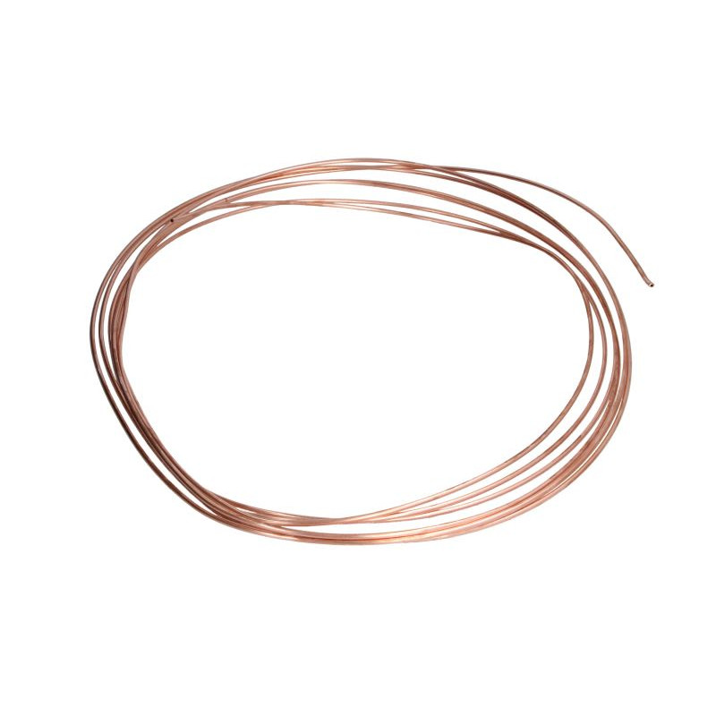 Przewód hamulcowy metalowy Przewód hamulcowy miedź, szpula, śr.4,75 mm 