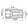 Złącze GW fi5 M12x1,0 SW12x1,0, L-22mm (10 szt.)