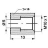 Złącze GW fi5 M10x1,0 SW14, L-13mm (10 szt.)
