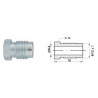 Złącze GZ M12x1 SW12 kielich 6,0mm (10 szt.)