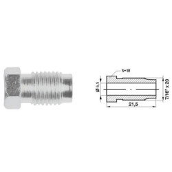 ZŁĄCZKI (średnica gwintu: 6,5mm dł.: 21,5mm 7/16x20UNF) 