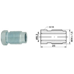 Złącze GZ (średnica gwintu: 8,3mm dł.: 26mm, M14x1,5)