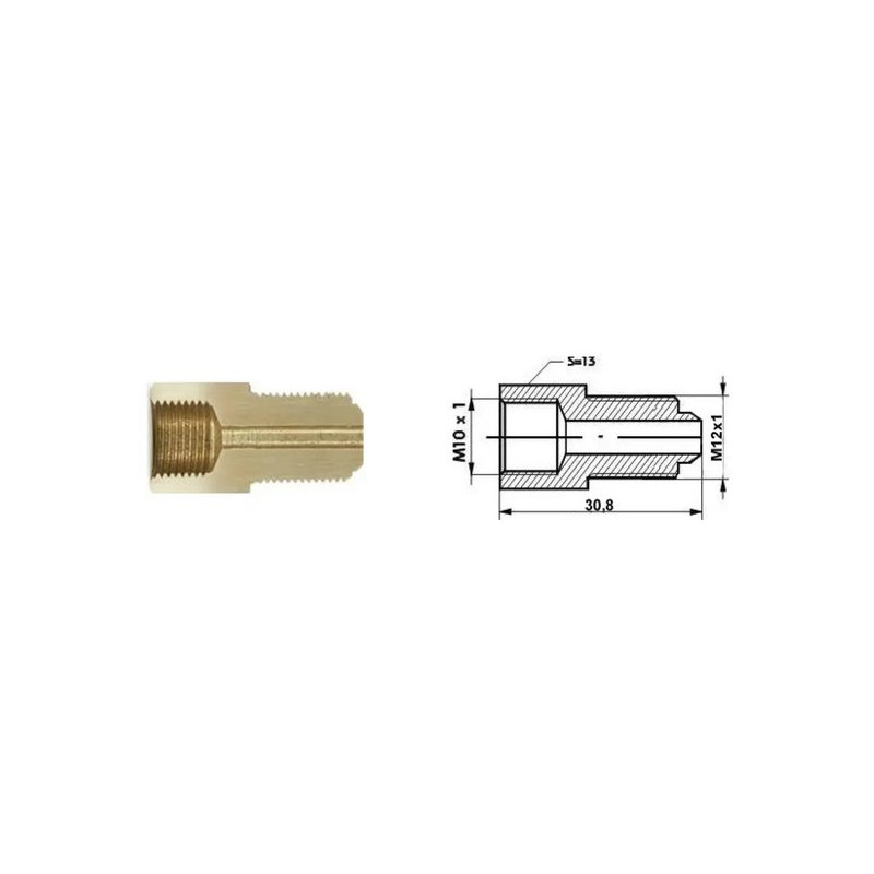REDUKCJE (dł.: 30,8mm, M10x1/M12x1)