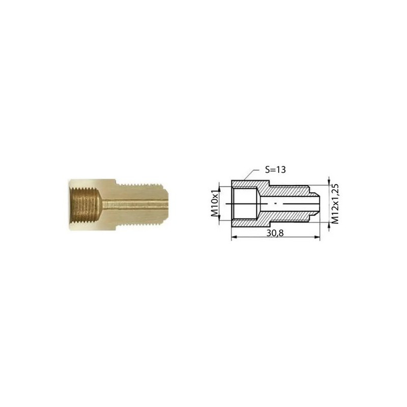 Redukcja przewodu hamulcowego (M10x1/M12x1,25)