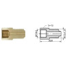 Redukcja przewodu hamulcowego (M10x1/M12x1,25)