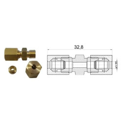 Łącznik kompletny do rurki 3,55mm dł.: 32,8mm