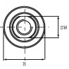 Zawór dławiący baryłkowy FBMB S-08-D 1/2" BSP