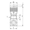 Zawór dławiący FPB M-08-PV-P-V-1/2" BSP