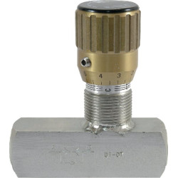 Zawór dławiąco-zwrotny FT 2257/5 ze stali szlachetnej 1/2"