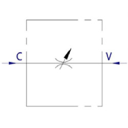 Zawór dławiący baryłkowy VRB, G1/4"