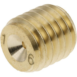 Śruba dławiąca SSM M12 ø 1.6 mm mosieżna