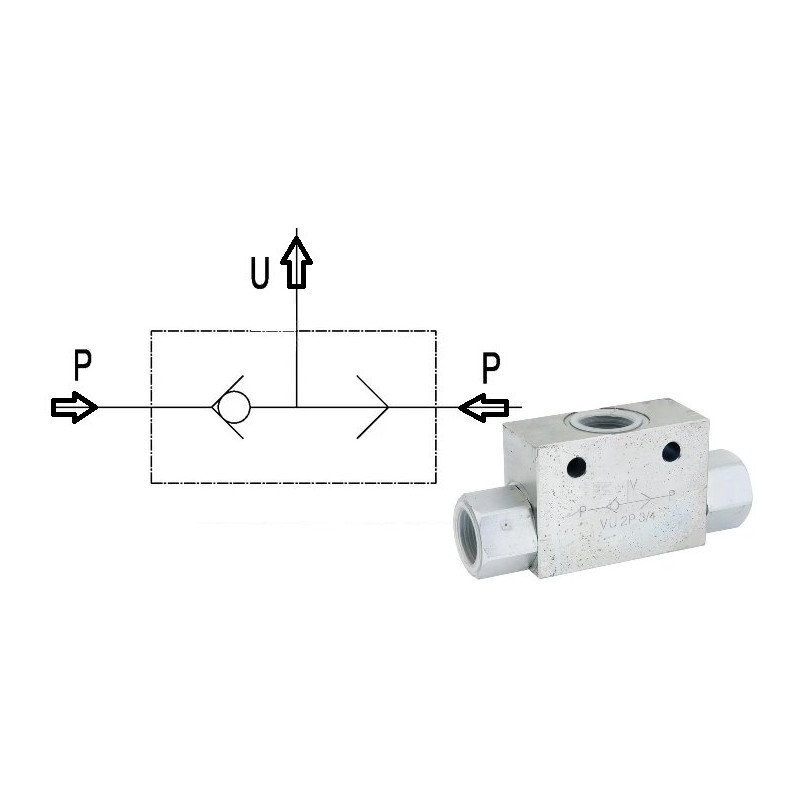 Zawór alternatywny VU2P, G1/2"