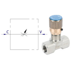 Zawór dławiący FT 1/4"