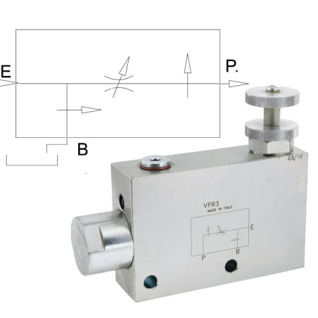 Regulator przepływu VPR3, G3/4"