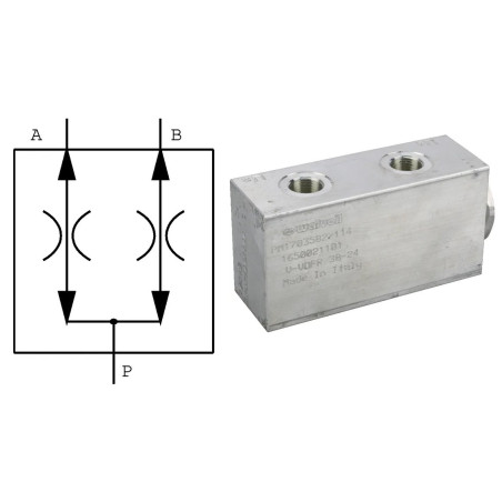 Dzielnik strumienia 3/8" 12 - 24 l/min