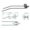 Palec, ząb zgrabiarki KS83, 85, 90, 200, 230, Deutz zam. 1650273186 Deutz Fahr 9650273186003