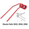 Palec zgrabiarki 370/105/35 fi9,0 mm, pasuje do Deutz-Fahr