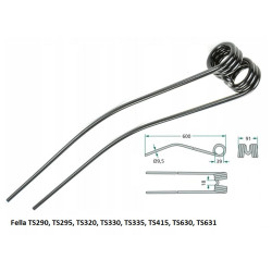 Palec zgrabiarki 590/85/38 fi10 mm, pasuje do Fella