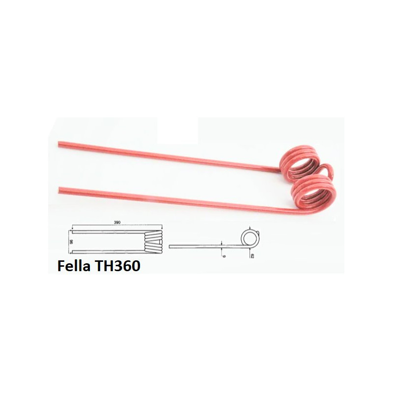 Palec zgrabiarki 390/96/44 fi9,0 mm, lewy, pasuje do Fella