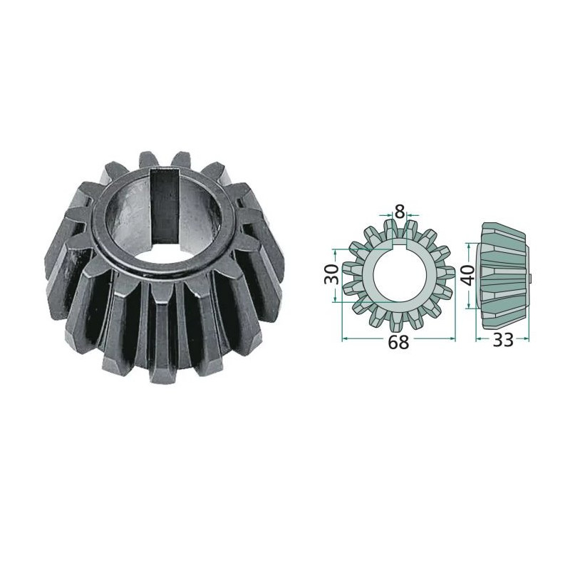 Koło zębate stożkowe Z15 Vicon, Pottinger, Deutz 