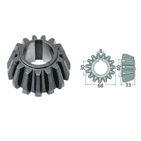 Koło zębate stożkowe Z15 Vicon, Pottinger, Deutz 