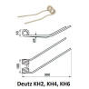 Palec, ząb zgrabiarki 400/100/35 fi8,0 mm, oryginał Deutz-Fahr VF06229777 Deutz Fahr 8716106973156