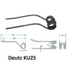 Palec zgrabiarki 385/96/41 fi9,0 mm, pasuje do Deutz-Fahr (kremowy) 
