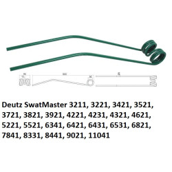 Palec zgrabiarki 600/95/50 fi9,0 mm, pasuje do Deutz-Fahr VF 1660.6394