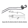 Palec zgrabiarki 630/93/40 fi9,0 mm, pasuje do Deutz-Fahr (16504331)