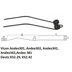 Palec zgrabiarki 858/93/41 fi9,0 mm, pasuje do Deutz-Fahr (1660042086)