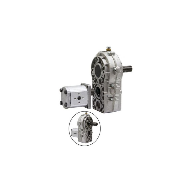 Multiplikator 1:3,8 z pompą 40l/min wałek 1i3/8" Z6
