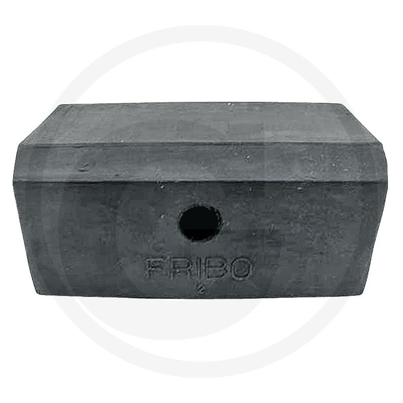 Odbojnik 50x60x110 gumowy prostokątny, przyczepa HL4059139012831