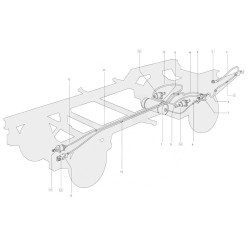 Siłownik pneumatyczny hamulca 125mm skok 140mm4059139243891