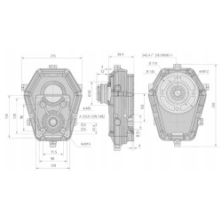 Multiplikator 1:3,0 -BG-2/3-1:3 szybkozłącze 1i3/8" Z6, Z18 35x31