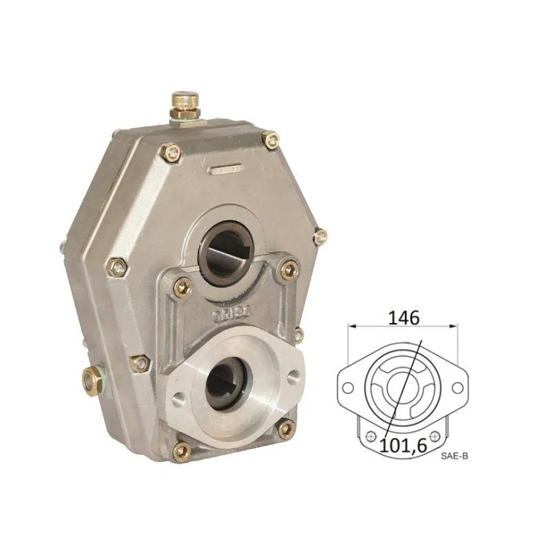 Multiplikator 1:1,5 nasadzany redukcyjna, 