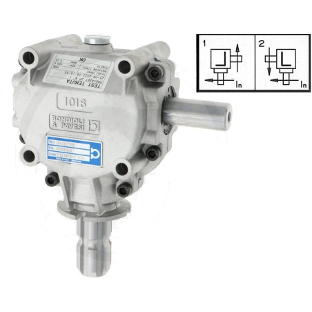 Przekładnia L 1:1 1i3/8"Z6/fi25mm B&P Bondioli&Pavesi