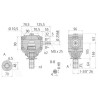 Przekładnia L 1:1 1i3/8"Z6/fi25mm B&P Bondioli&Pavesi