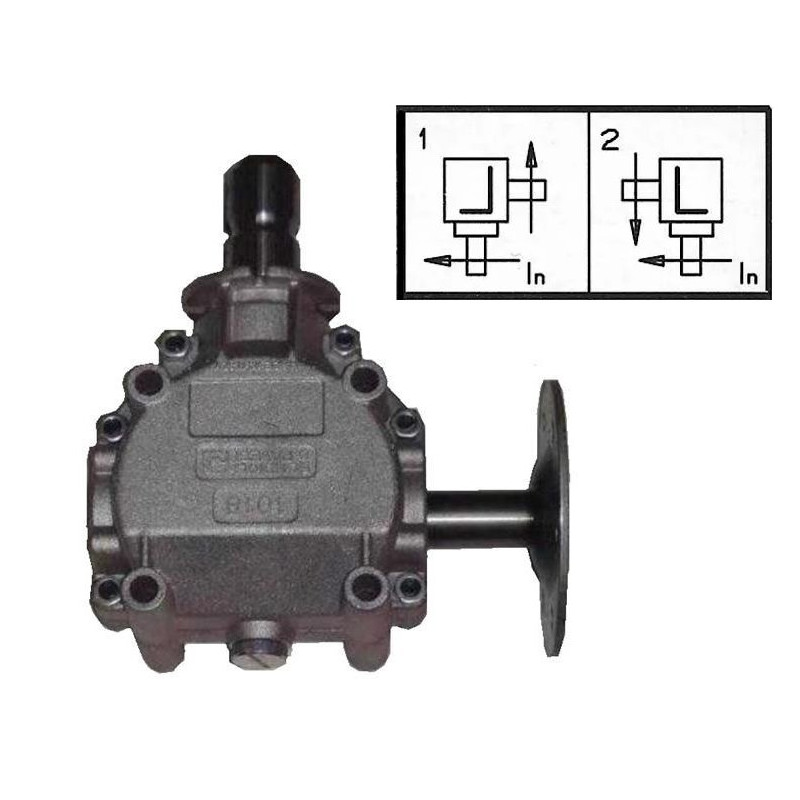 Przekładnia L 1:1 1i3/8"Z6/tarcza fi118mm B&P Bondioli&Pavesi