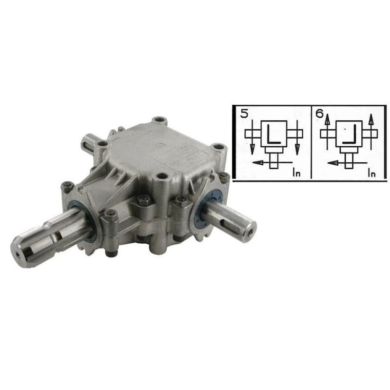 Przekładnia T 1:1,35 1i3/8"Z6/fi25mm/fi25mm (9.124.018) Comer L-25A