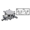 Przekładnia T 1:1,9 fi25mm/fi25mm/fi25mm (9.1240.32) Comer L-25A