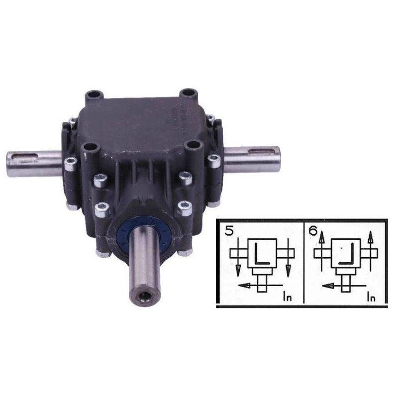 Przekładnia T 1:1,9 fi25mm/fi25mm/fi25mm (9.124.010) Comer L-25A