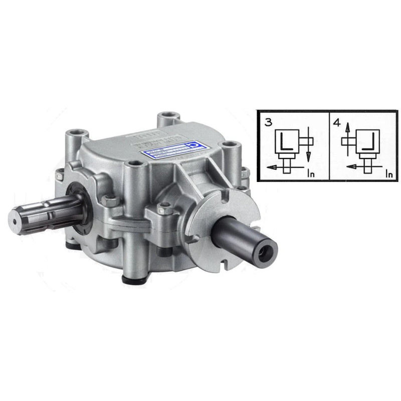 Przekładnia L 2,78:1 fi25mm/1i3/8"Z6 B&P Bondioli&Pavesi