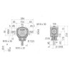 Przekładnia T 1:1 fi30mm/fi30mm/fi30mm B&P Bondioli&Pavesi