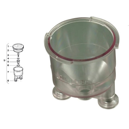 Zbiornik oleju, BP205K, BP235K - Comet 04210016