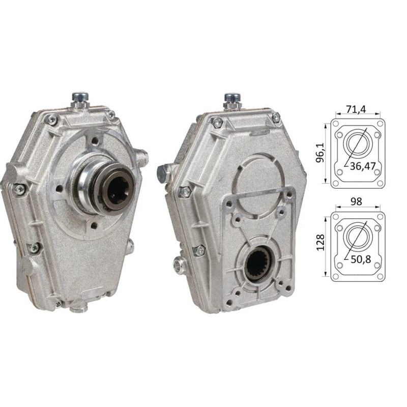 Multiplikator 1:2 GBF-30S, z szybkozłączem 1i3/8" Z6, Z18 35x31